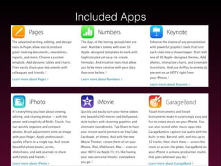 Included Apps

 