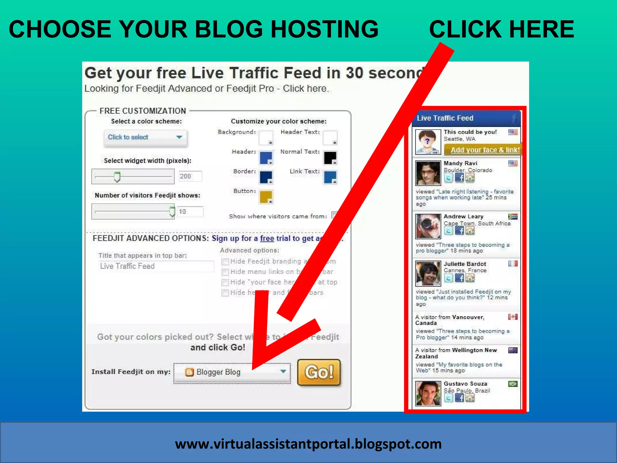 www.virtualassistantportal.blogspot.com CHOOSE YOUR BLOG HOSTING CLICK HERE 