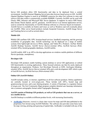 GIS software PDF - GIS Software 4 320