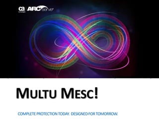 13CA ARCserve® BackupBroad Data Protection From One Centralized PlatformLeverage existing tape & virtual tape implementations
