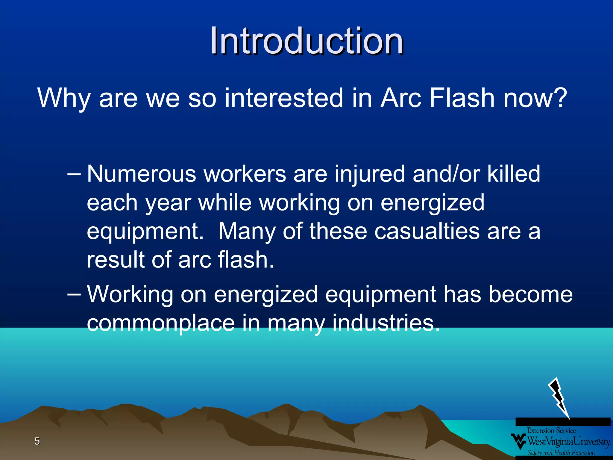 Introduction to Arc Flash/Blast Electrical Hazards | PPT