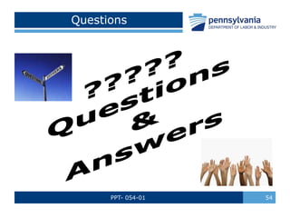 Questions
PPT- 054-01 54
 