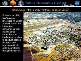 Aerial View Of Nasa Ames Research Center