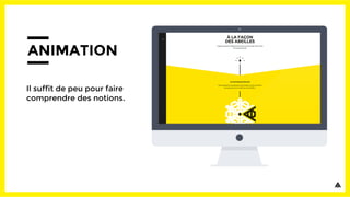 ANIMATION
Il suffit de peu pour faire
comprendre des notions.
 