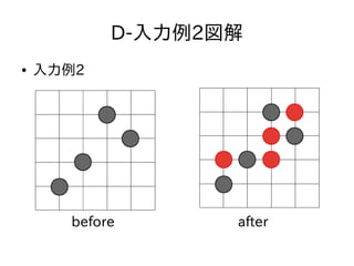 D-入力例2図解
● 入力例2
before after
 
