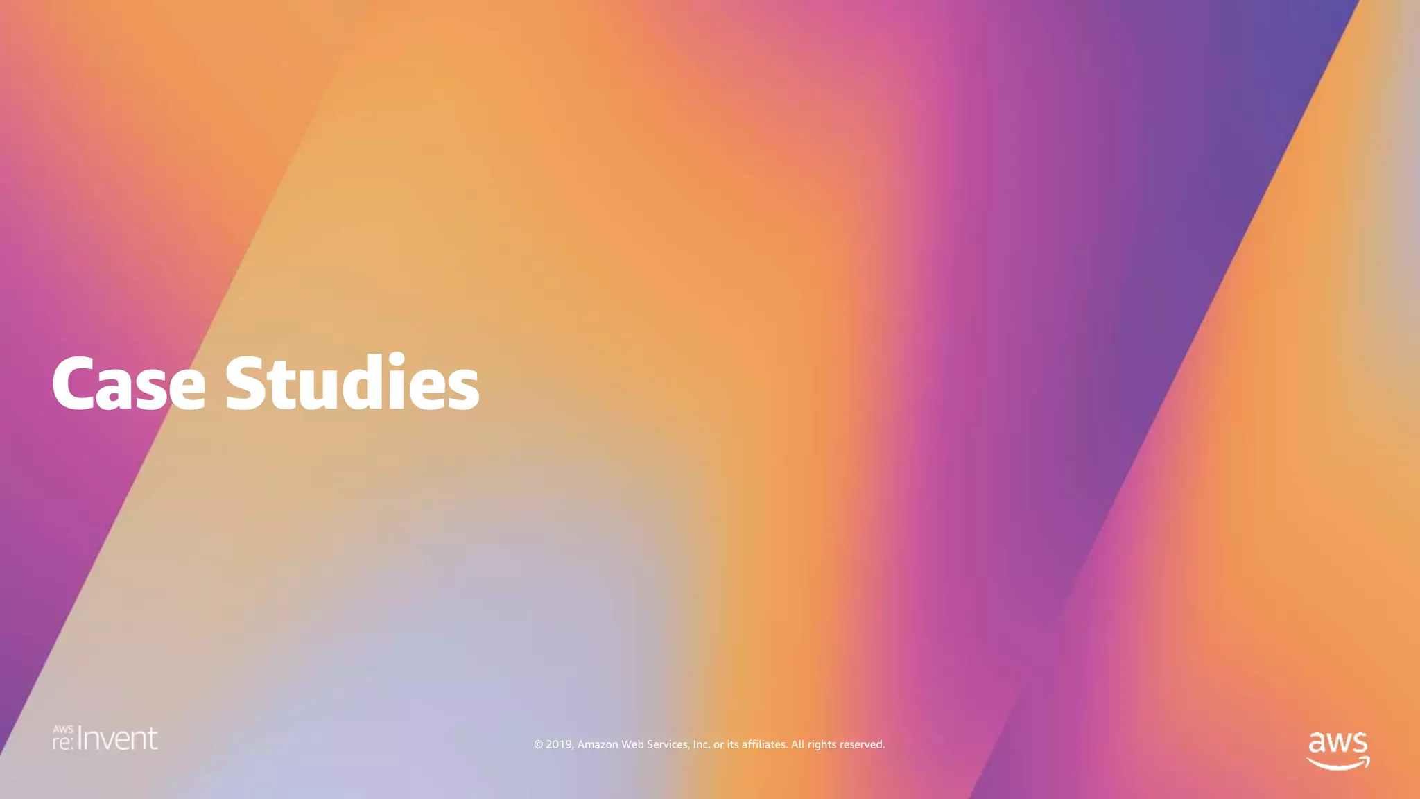 © 2019, Amazon Web Services, Inc. or its affiliates. All rights reserved.
 