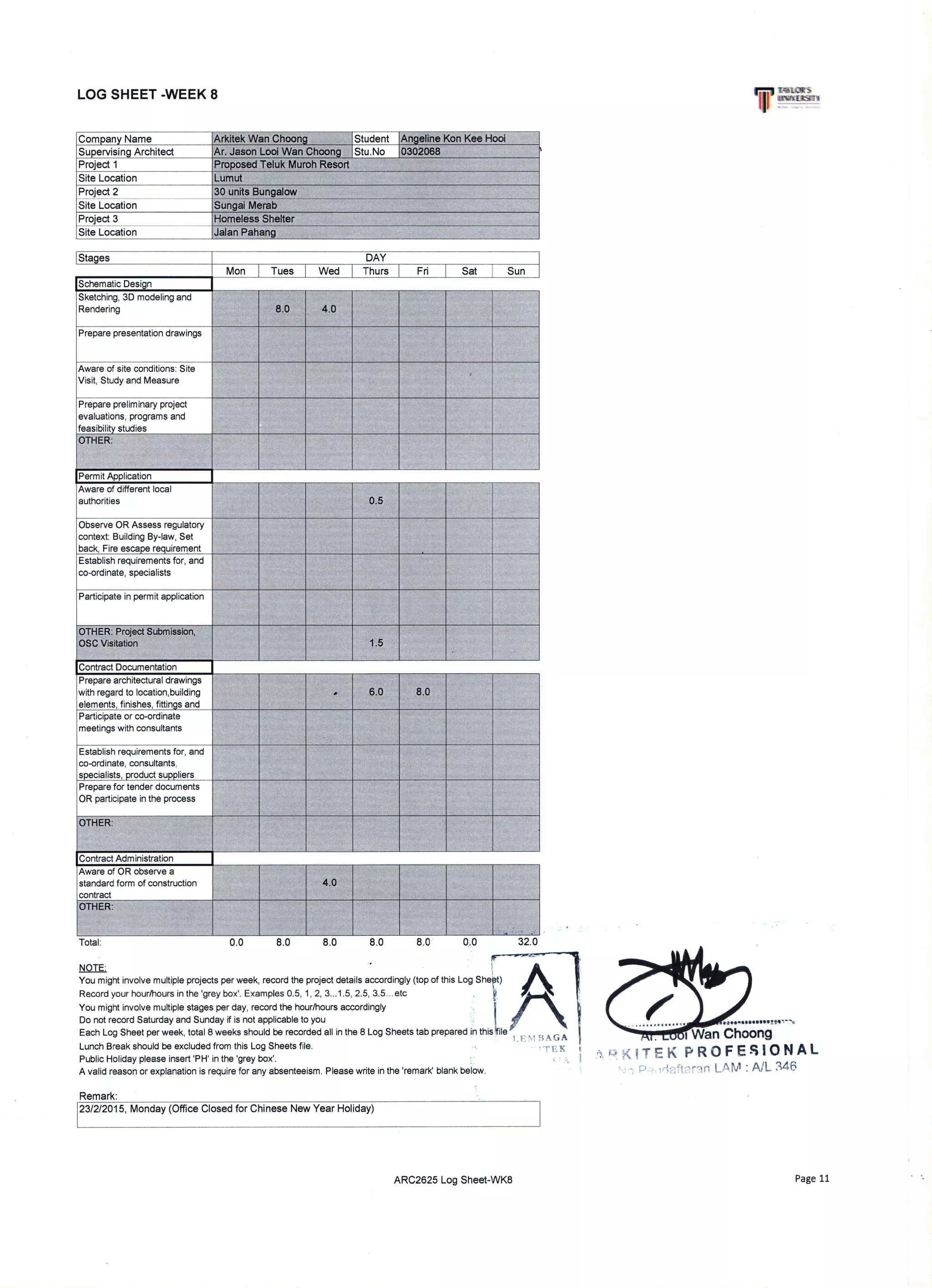 ARC2615 LOG SHEETS FILE_AngelineKonKeeHooi0302068