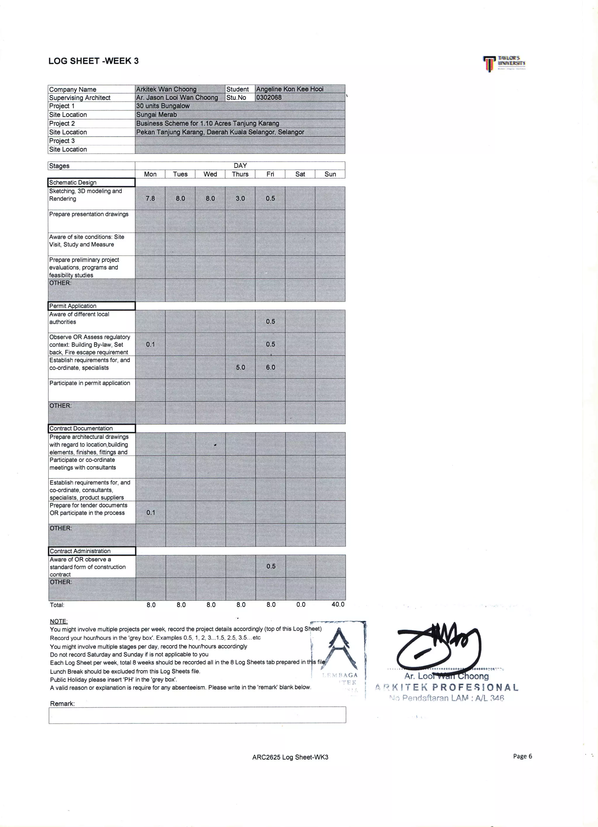 ARC2615 LOG SHEETS FILE_AngelineKonKeeHooi0302068