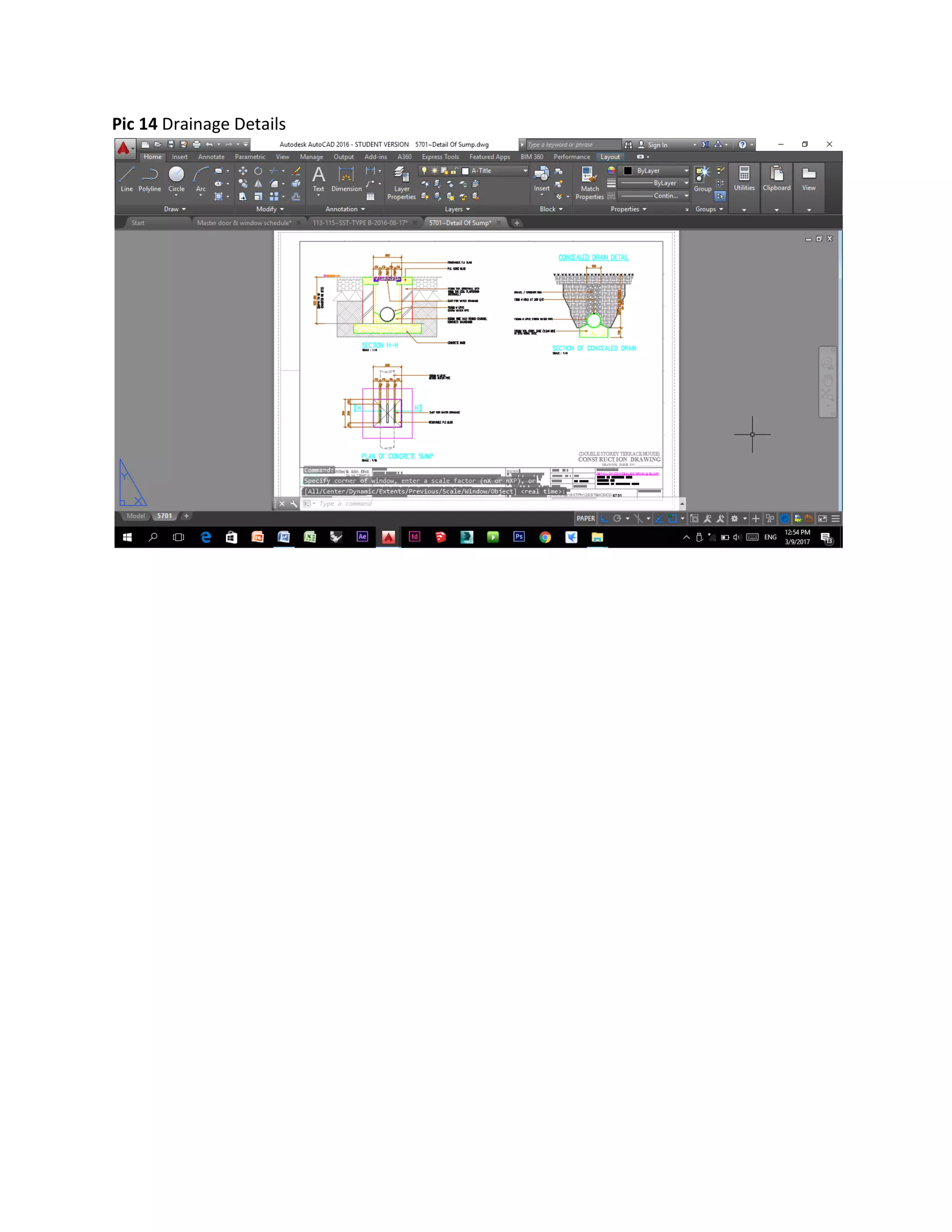 Pic 14 Drainage Details
 