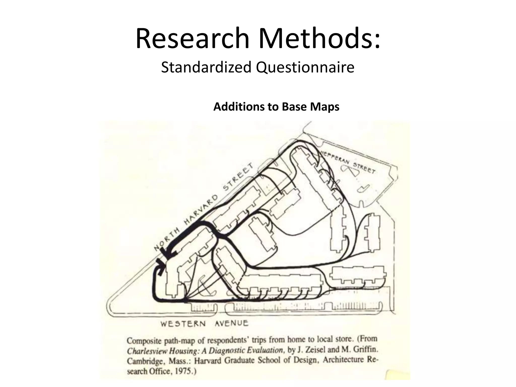 Research Methods:
Standardized Questionnaire
Additions to Base Maps
 