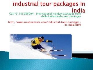 Call-01145085004 international holiday packages from
delhi,kathmandu tour packages
http://www.arcadeensure.com/industrial-tour-packagesin-india.html

 