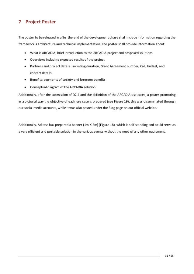 Arcadia Project Communication Activities Report V1