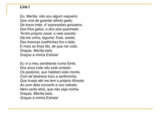 Arcadismo - Maríliade Dirceu arcadismou.ppt