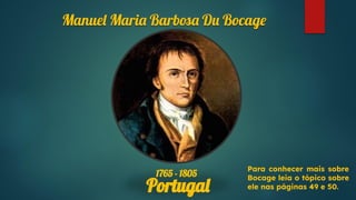 Literatura
Colonial Brasileira:
Arcadismo
(1768 – 1836)
 