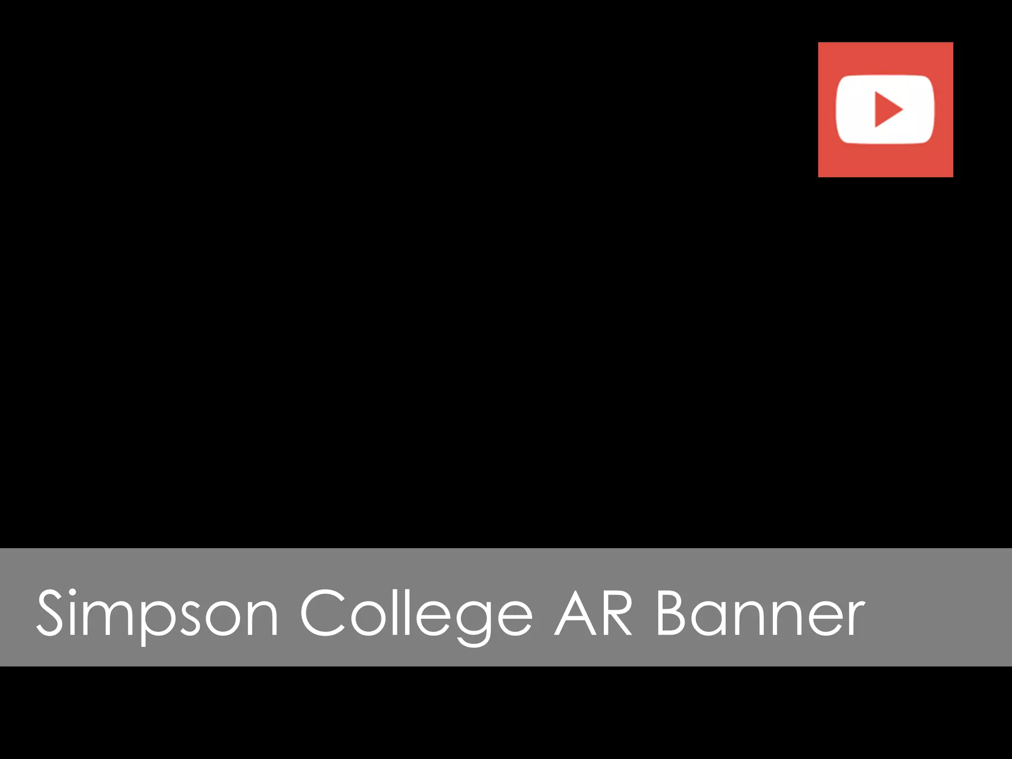 Simpson College AR Banner