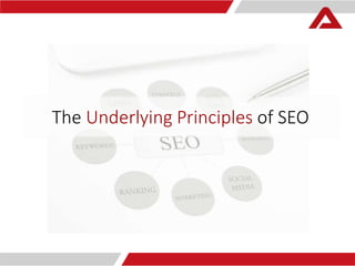 The Underlying Principles of SEO 
 