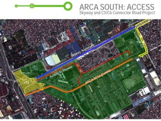 Skyway and C5/C6 Connector Road Project
ARCA SOUTH: ACCESS
ITS
 