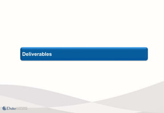 Prepared for Client Name
Your name here
DateDeliverables
 