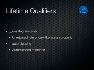 Automatic Reference Counting | KEY