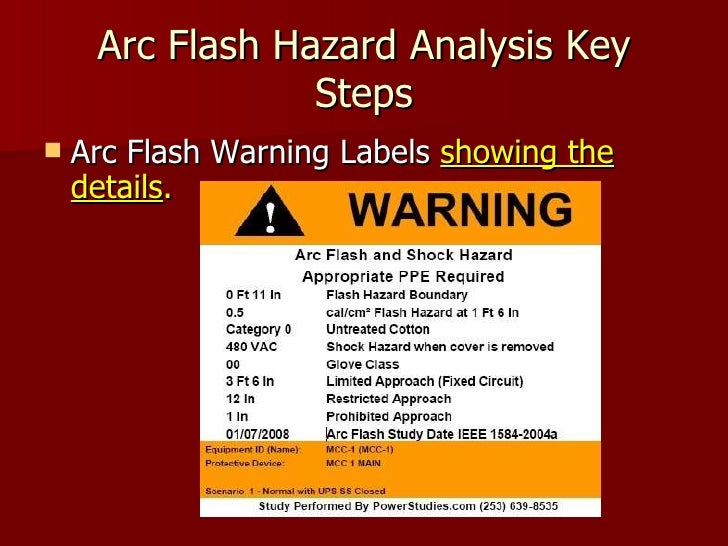 Arc Flash Calculations What Does It All Mean