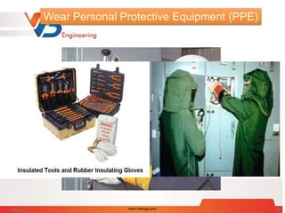 Wear Personal Protective Equipment (PPE)
7/28/2014 www.vbengg.com 56
 