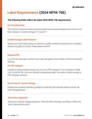 Free Guide to Arc Flash Labeling - NFPA 70E Compliance & Electrical ...