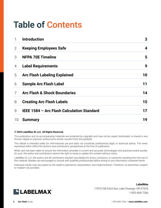Free Guide to Arc Flash Labeling - NFPA 70E Compliance & Electrical ...