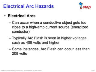 ETAP - Arc flash introduction | PDF