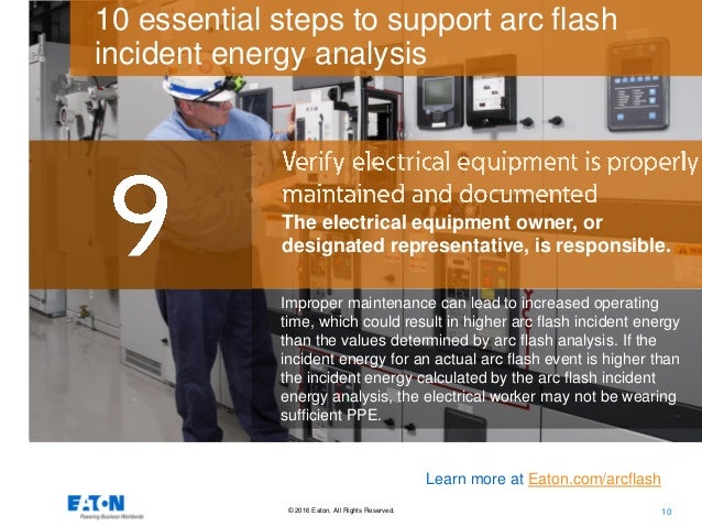 10 Essential steps to support arc flash incident energy analysis