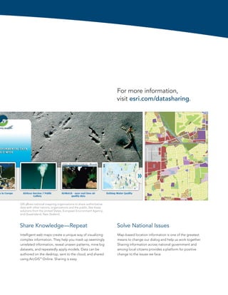 ArcGIS for National GIS Data Sharing | PDF