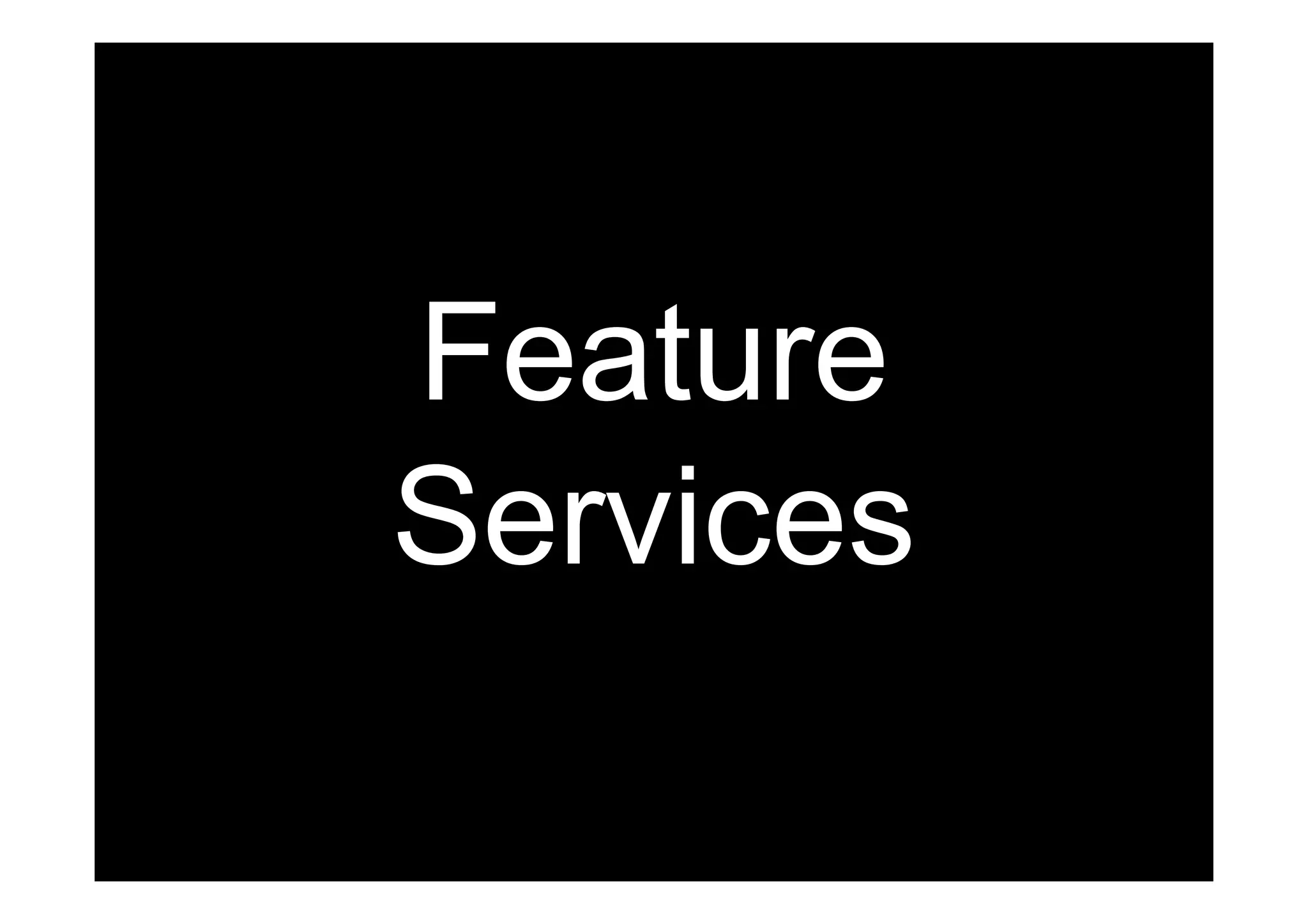 Arcgis server road ahead ppt