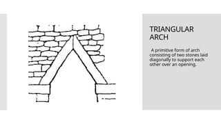 Trangular Arc PRESENTATION ON ARCH AND TYPES OF ARCHES.pptx
