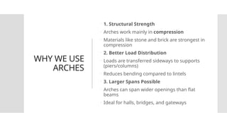 PRESENTATION ON ARCH AND TYPES OF ARCHES.pptx