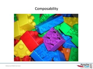 Composability




Advanced Web Services                   7
 