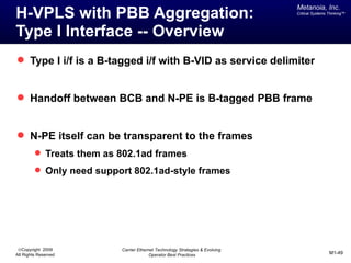 Pbb Frame Architectural Options for Metro Carrier-Ethernet Network Buildout ...