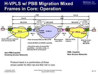 Pbb Frame Architectural Options for Metro Carrier-Ethernet Network Buildout ...