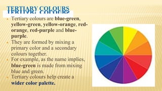 Tertiary Color Sample Object Ahmadu Bello University from department of architecture,ARCH104 color ...