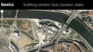 basics   building context, facts, location, dates
 