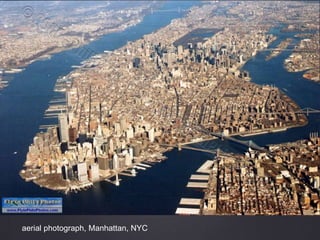 aerial photograph, Manhattan, NYC
 