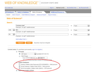 Quotes
AND OR
Topic
Three databases




                  21
 