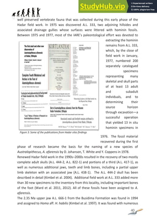 Archaeological And Paleontological Research Sites In Ethiopia Afar.Pdf