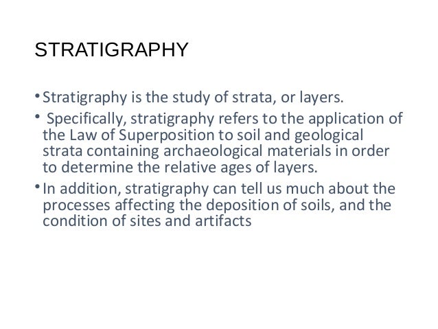 Relative dating archeology