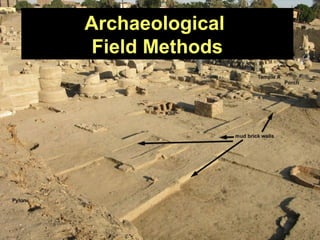 Archaeological
Field Methods
 