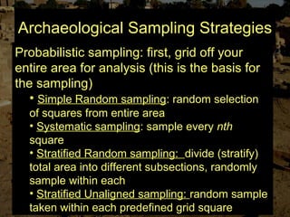 Archaeology Field Methods