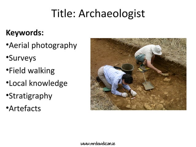 job-of-the-archaeologist-ppt