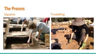 The Process
Squares Trowelling
 