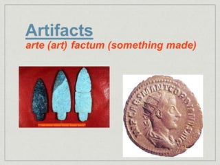 Archaeology Vocabulary | PPTX