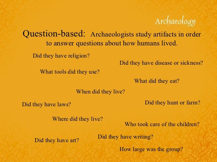 Archaeology presntation