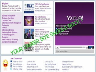 Your career site should rock ! 