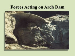 Forces Acting on Arch Dam

 
